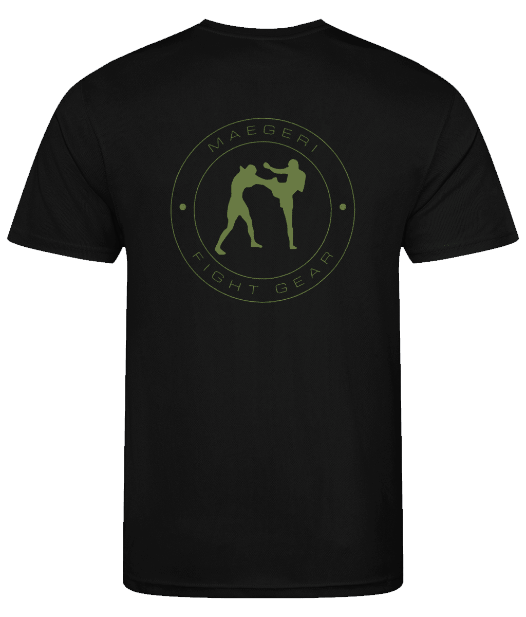 Maegeri Fight Gear T-shirt - Green/Black - Maegeri