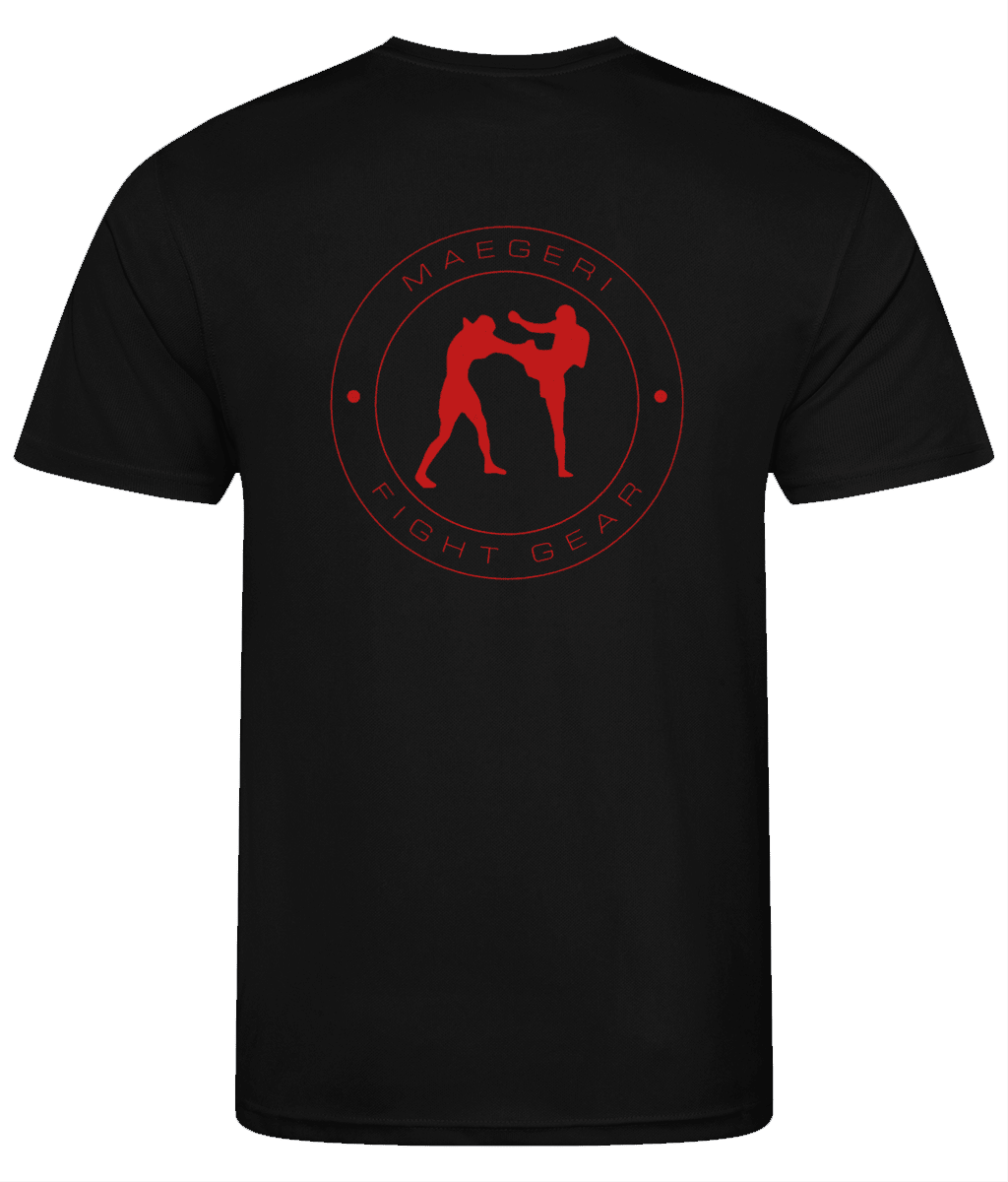 Maegeri Fight Gear T-shirt - Red/Black - Maegeri